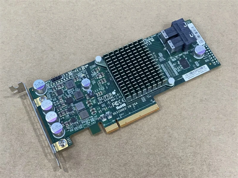 Supermicro AOC-S3008L-L8i 12G SAS HBA Card IT Mode - Bild 1 von 1