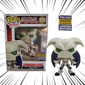 Funko Pop! Yu-Gi-Oh Summoned Skull Winter Convention #1175 Free Potector In Hand - Picture 1 of 3