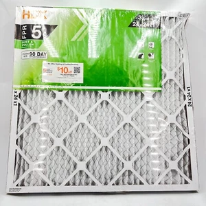HDX Standard Pleated Air Filter Replacement 24 x 24 x 1 FPR 5 3-Pack (LOT OF 3) - Picture 1 of 3