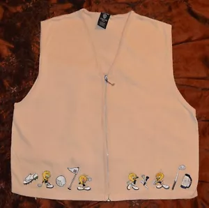 Gilet in maglia ricamato Looney Tunes Warner Bros GOLF taglia DONNA TG L (19,16) - Foto 1 di 6