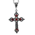 Cross Pendant Necklace Cross Choker Goth Jewelry Gothic Cross Necklace for Party