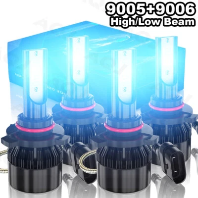 For Chevrolet Astro Van 1995-2005 8000K LED Headlight High Low Beam Bulbs Combo - Image 1 of 4