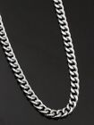 Stainless Steel Chain Cuban Curb Mens Womens Unisex Daily Wear Necklace Chain
