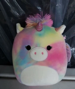Set peluche Squishmallow Esmeralda Unicorn 5" BRWT Kellytoy HTF - Foto 1 di 4