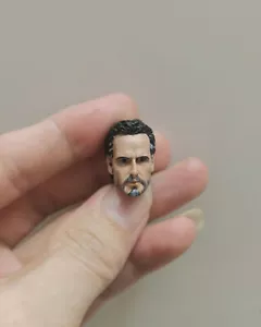 1/14 Painted Rick Grimes Head Sculpt Fit 5'' Action Figure - Picture 1 of 4