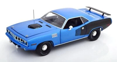 PLYMOUTH HEMI Cuda - Limited 240 pc - 1971 - B5 Blue / black - ACME 1:18 - Immagine 1 di 4
