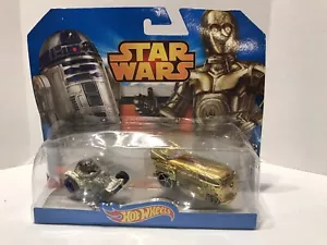 Hot Wheels Star Wars Paquete de Dos R2D2 y C-3PO Juego NUEVO Disney Diecast - Imagen 1 de 9