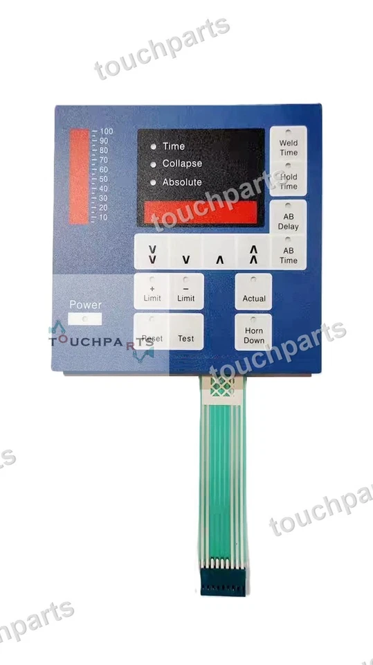 Keypad Membrane for Branson 2000 IW+ Series Ultrasonic Welder  2000iw+ , 2000iw - Image 1 of 1