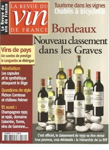 VIN DE FRANCE N°489 NOUVEAU CLASSEMENT DES "GRAVES" / CHABLIS / LES CAPSULES - Imagen 1 de 1