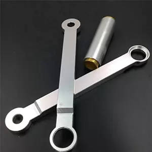 Silver Lowering Links Link Kit For 2006-2010 Suzuki GSXR600/750 GSX-R1000 - Picture 1 of 3
