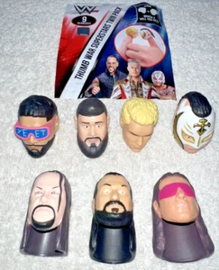 WWE THUMB WAR SUPERSTARS SET OF 7 **NEW** - Picture 1 of 13