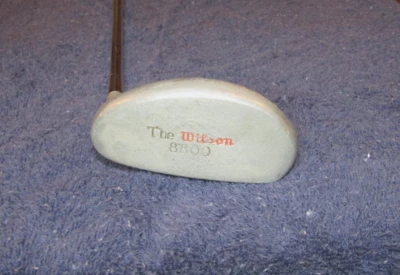 Vintage The Wilson 8800 Mid-Mallet Golf Club Putter Regular Steel Shaft 35" RH - Image 1 of 4