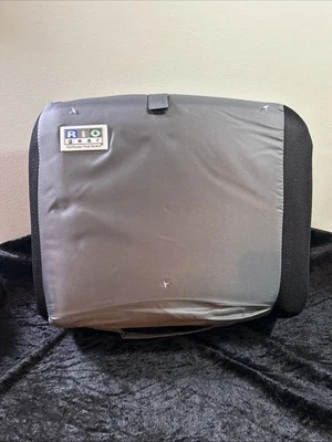 Asiento portátil cubierto de nailon plegable gris muy acolchado RIO GEAR - ¡Multiuso! Foto 1 de 4