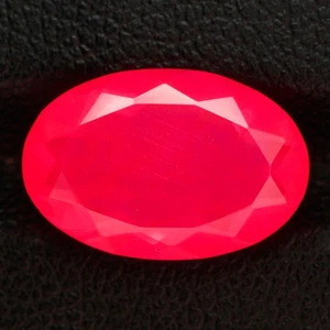 2.31 Ct Exclusive Oval 13.4 x 8.9 MM Pink Ethiopia Natural Pink Fire Opal - Picture 1 of 4