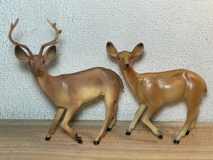 Vintage Weihnachten Rentier Hirsch Figur Kunststoff Spielzeug Weihnachtsdeko Hongkong Posten 2 - Bild 1 von 19