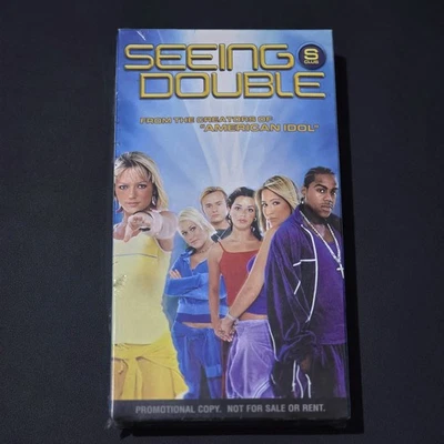 RARE!! S-Club 7, Seeing Double (VHS, 2003) PROMOTIONAL COPY SEALED NOT FOR SALE - Image 1 of 4
