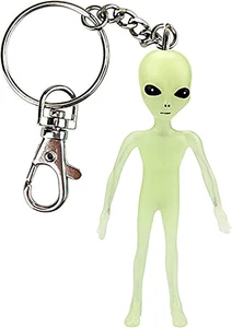 Portachiavi pieghevole Alien Glow-In-The-Dark - Foto 1 di 12