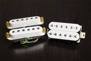 Tonerider Apex Plus HSS Hum Canceling Strat pickup set - white / right stagger - Picture 1 of 2
