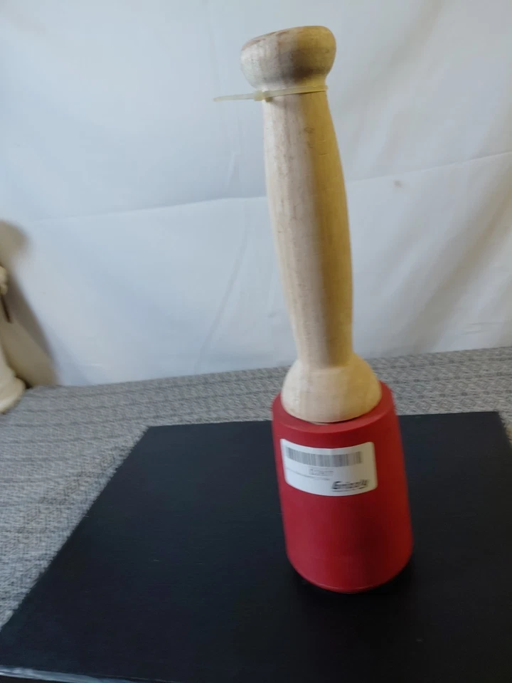 Shop Fox 24oz. Red Woodworking Red Mallet - Image 1 of 4