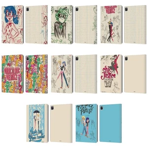 OFFICIAL MIRACULOUS LADYBUG SKETCHES LEATHER BOOK WALLET CASE FOR APPLE iPAD - Picture 1 of 14