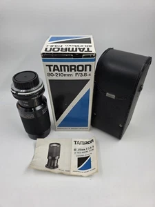 Tamron 80-210mm CF Tele-Macro Compact Zoom Adaptall-2 f/3.8 Model 103A Case Box - Picture 1 of 13
