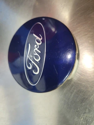 Single OEM Blue Center Cap for 2013-2019 Ford Edge Escape Taurus 6M21-1003-AA - Image 1 of 4