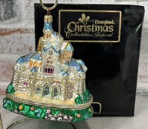 RAR! Signierter Christopher Radko Disney Aschenputtel Schloss Weihnachtsschmuck - Bild 1 von 12