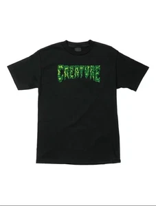 T-Shirt Skateboard Uomo 2XL Con Logo Creatura Nera 🛹 - Foto 1 di 5