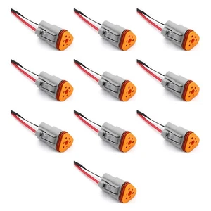 FüR Wasserdichten Deutsch Automotive-Steckverbinder mit Kabelbaumstecker, 37558 - Afbeelding 1 van 8