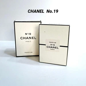 CHANEL Nº 19 Perfume Perfume 14ml Juego de 2 Sin Abrir Elegante Hecho en Francia - Imagen 1 de 4