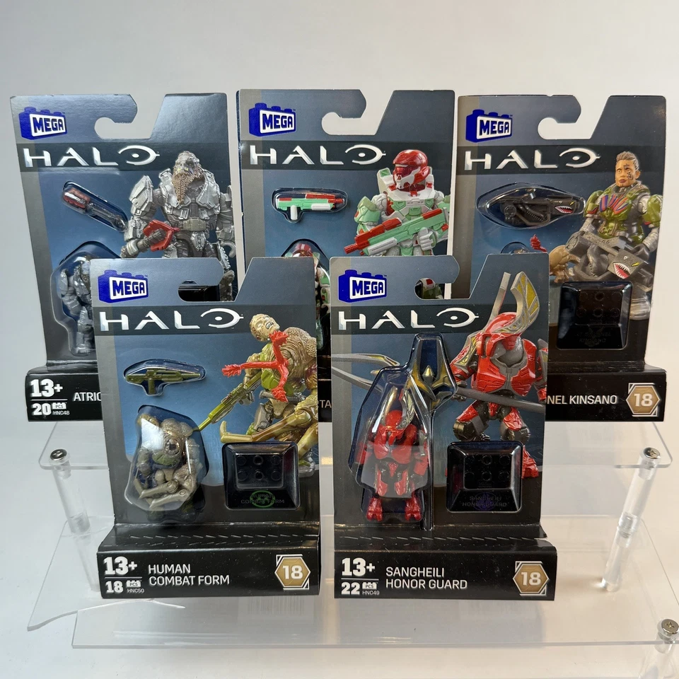 Halo Heroes Series 18 FULL SET SEALED - Mega Construx  Honor Guard Flood Atriox  - Image 1 of 4