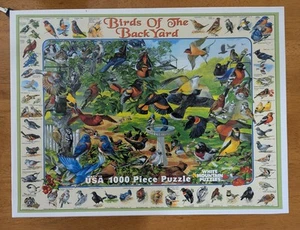 White Mountain Birds of The Backyard 1000pc Jigsaw Puzzle 2015 - Picture 1 of 1