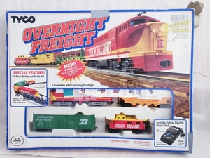 Vintage Tyco Overnight Freight Oval HO Electric Train Set NIB  - Picture 1 of 5