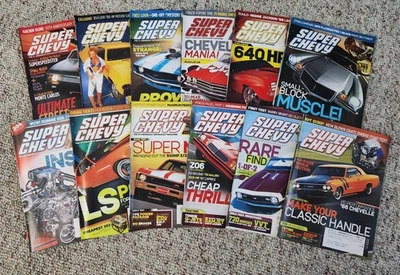 🔥 Super Chevy 2007 Complete 12 Issues Camaro Chevelle Big Block LS Tech – VG Foto 1 de 4