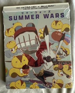 Summer Wars 4K Steelbook (4K UHD + Blu-ray) - Exclusive! Brand New! - Picture 1 of 4