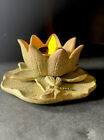 Yankee Candle Tealight Holder Waterlily/Pad Dragonfly Summer Votive