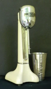 Vintage Myers Bullet Mixer, Cream Porcelain, Commercial, Malt Shop, Milkshake - Picture 1 of 21