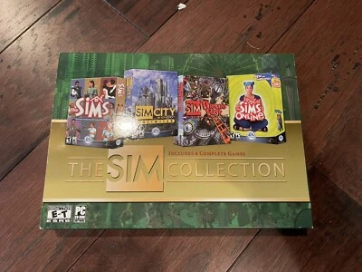 The SIM Collection PC Windows 95 98 XP ME Brand New SEALED Plus Bonus Expansions - Image 1 of 4