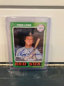 2024 Topps Heritage High Number Fredd Lynn Real One Reverse Autograph SSP - Picture 1 of 3