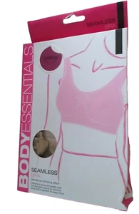 Sujetador cómodo sin costuras Body Essentials UK grande 14 efecto adelgazante nude - Imagen 1 de 2