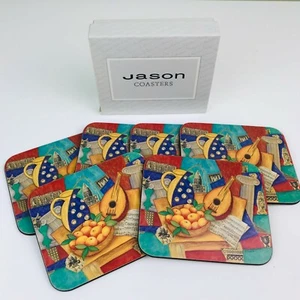 JASON Coasters set of 6 - Mandolin Series - Preowned - Picture 1 of 6