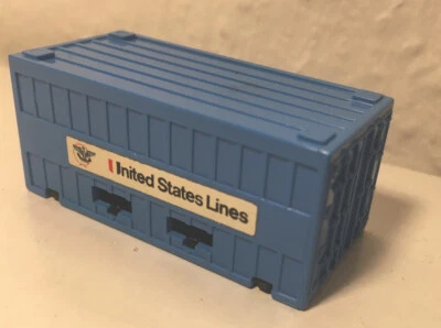 Matchbox Eisenbahn Zug Railway Container Waggon Hellblau Version ( P.S.I ) - Bild 1 von 4