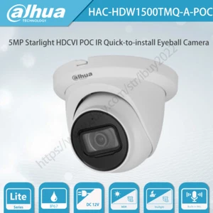 HAC-HDW1500TMQ-A-POC Micrófono Incorporado Starlight HDCVI Cámara CVI/CVBS/AHD/TVI - Imagen 1 de 1