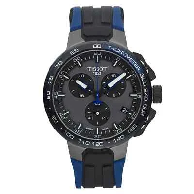 Tissot T-Bike Chronograph PVD Steel Black Dial Quartz Watch T111.417.37.441.06 - image 1 of 4