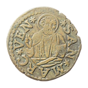 6 Bagattini 1619 San Marco, Anonyme Münzprägung, Italien / Venedig - Bild 1 von 2
