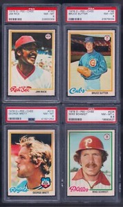 PSA 8 1978 OPC O-Pee-Chee by Topps #215 George Brett Royals LOW POP READ ONLY!