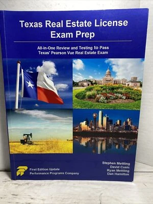 Texas Real Estate License Exam Prep: First Edition Update Used - Image 1 of 4