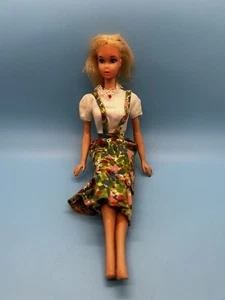 Vtg 1967 Mattel Barbie Doll Japan Push Back Button Head Tilt - Picture 1 of 10