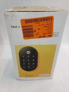 CAJA ABIERTA GOOGLE NEST X YALE CERRADURA DE PUERTA INTELIGENTE CON TECLADO BRONCE RB-YRD540-WV-0BP - Imagen 1 de 4
