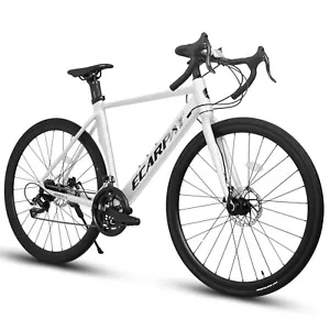 14-Speed Road Bike, Aluminium Frame Dual Disc Brakes, Men's Women's Road Bicycle - Picture 1 of 7